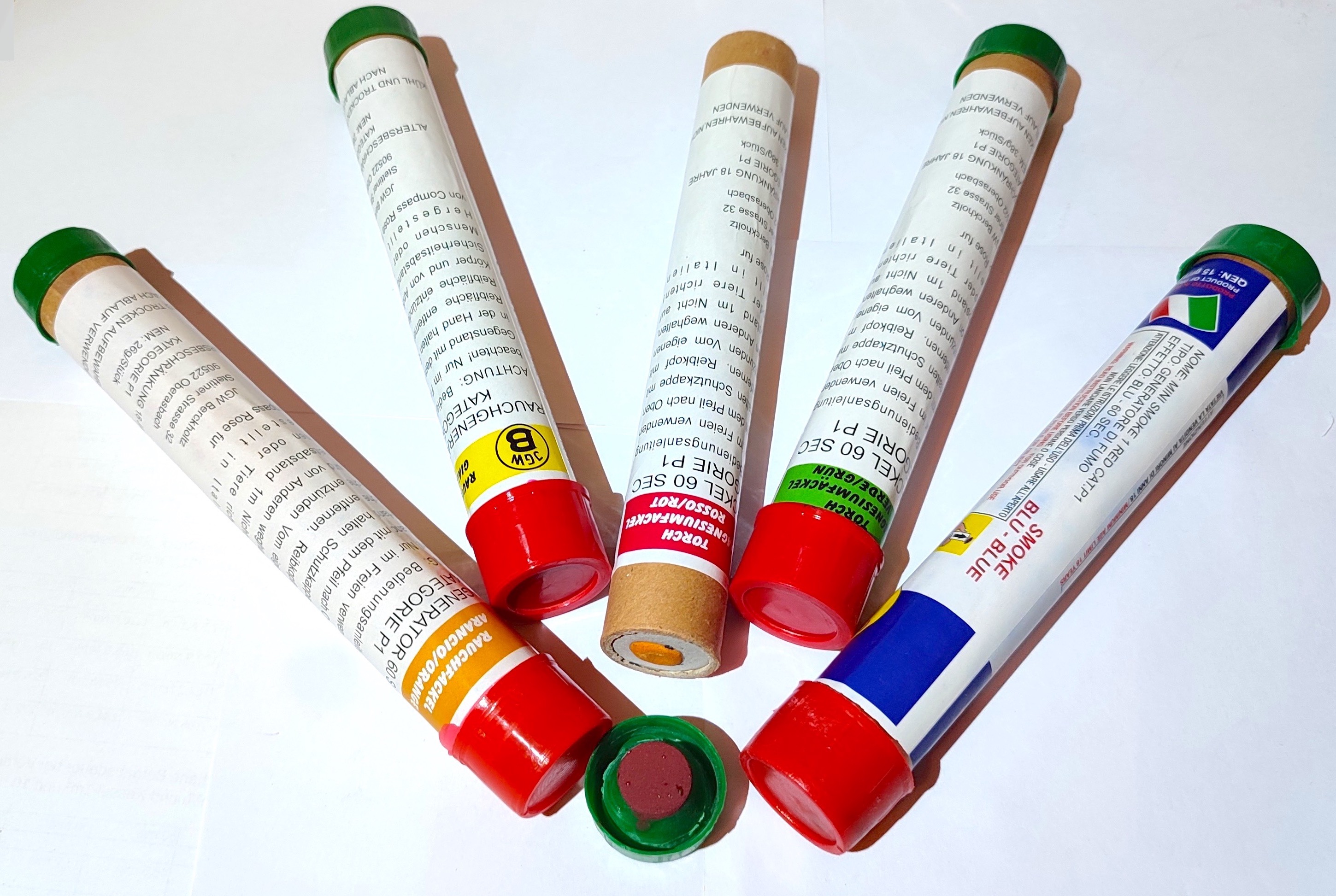 Magnesium Handfackel verschiedene Farben