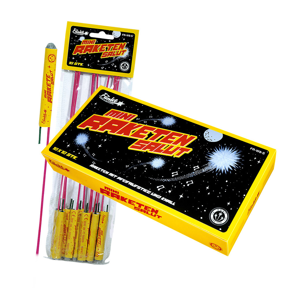 Miniraketen Salut